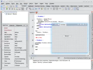 Скриншот IDE Lazarus